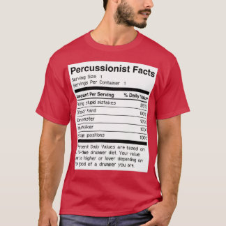 Camiseta Percussionista Fata Drumador Engraçado