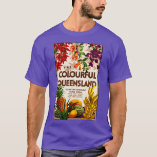 Camiseta Percy Trompf 19021964 Visite Colorido Queensland V