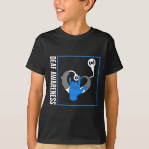 Camiseta Perda Auditiva Conscientização Surdos Implante Coc
