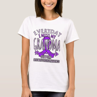 Camiseta Perda Da Minha Avó Conscientização Da Doença De He