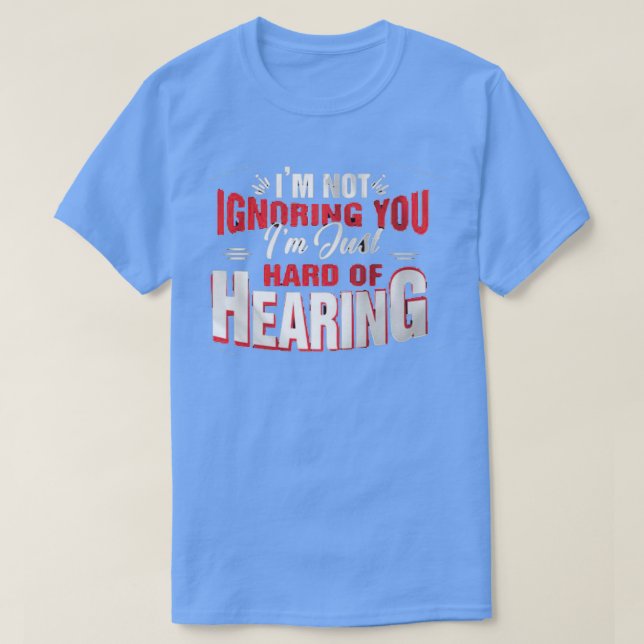 Camiseta perda de audição 83 (Frente do Design)