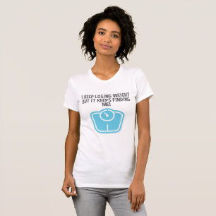 Camiseta Perda de Peso Dieta Perdendo Peso Continua Me Enco