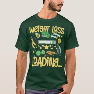 Camiseta Perda de Peso Motivação Exercício de Exposição Diá