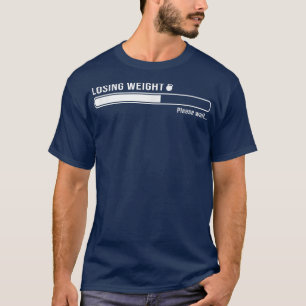 Camiseta Perda de Peso Motivação Exercício de Exposição Diá