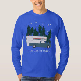 Camiseta PERDA-SE E ENCONTRA-SE A ANDAR-SE A Acampar Caminh