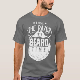 Camiseta Perder Engraçado O Razor O Seu Tempo De Barba 1