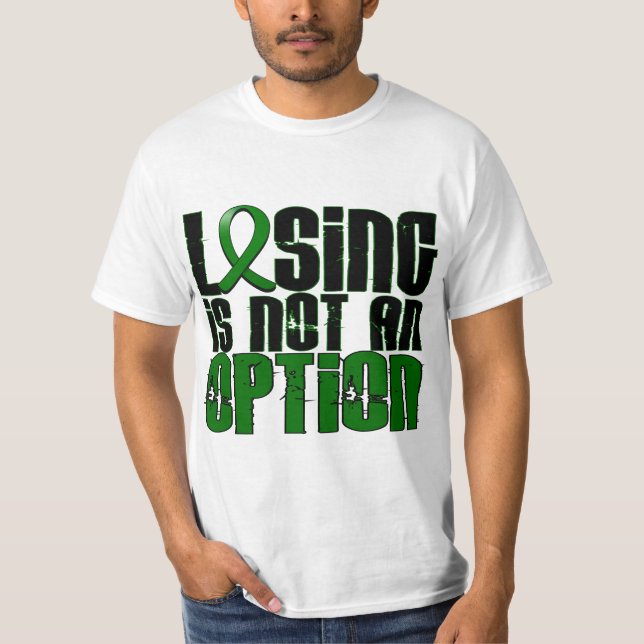 Camiseta Perder não é uma infecção hepática da opção (Frente)