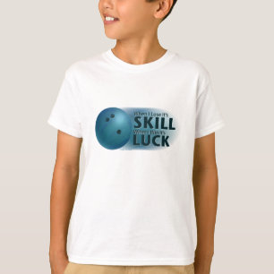 Camiseta Perder Skill Ganha Boliche Sorte Azul