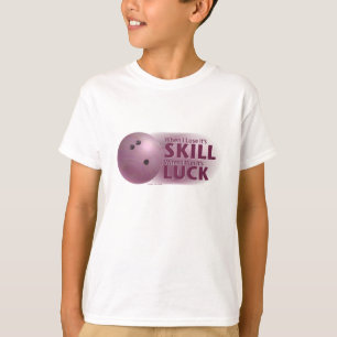 Camiseta Perder Skill Ganha Pink da Boliche da Sorte
