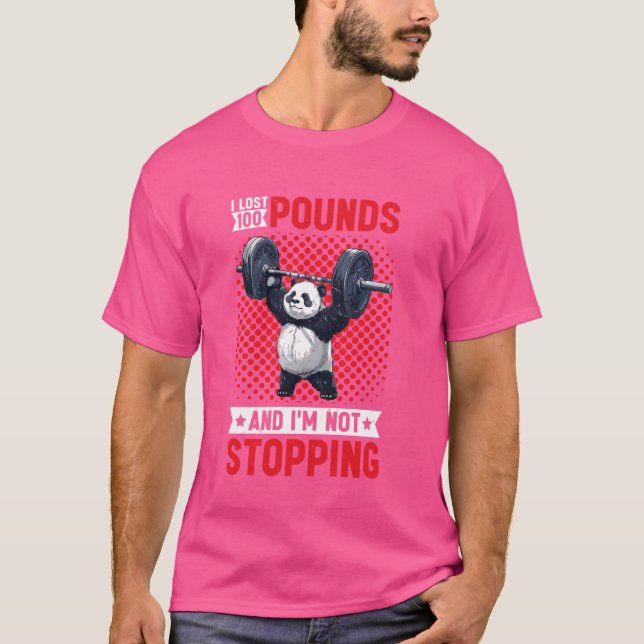 Camiseta Perdi 100 Libras E Não Vou Parar -- (Frente)