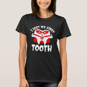 Camiseta Perdi Meu Primeiro Dente Dentista Infantil Dentes