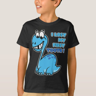 Camiseta Perdi Meu Primeiro Dente - Dinossauros Bonitos