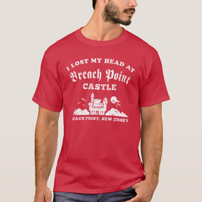 Camiseta Perdi minha cabeça no Castelo de Breach Point (Frente)