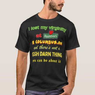 Camiseta Perdi minha virgindade Meia Específica