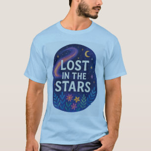 Camiseta Perdida nas Estrelas - Design estética espacial so
