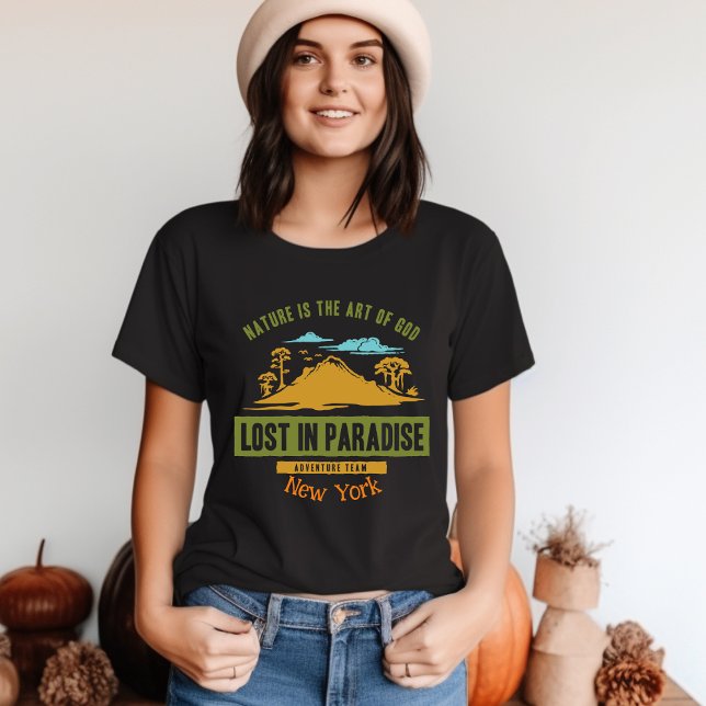 Camiseta Perdida no Paraíso T-Shirt (Criador carregado)