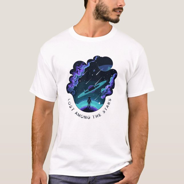 Camiseta Perdido Entre As Estrelas (Frente)