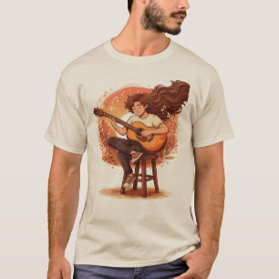 Camiseta Perdido Na Estética Ilusória do Cozy Guitar Player