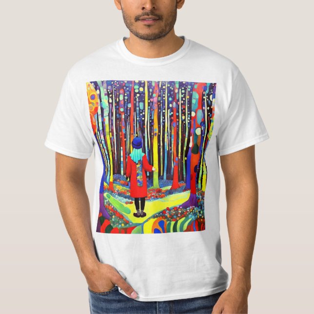 Camiseta Perdido na floresta (Frente)