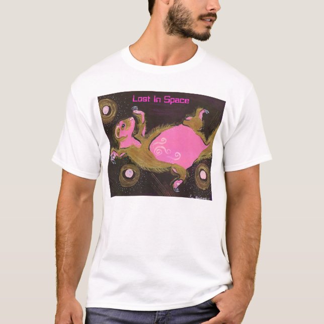 Camiseta Perdido no espaço (Frente)