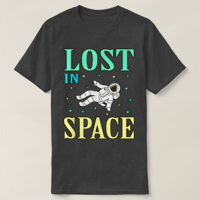 Camiseta Perdido no Espaço (Frente do Design)