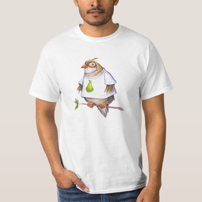 Camiseta Perdiz em uma pera T (Frente)