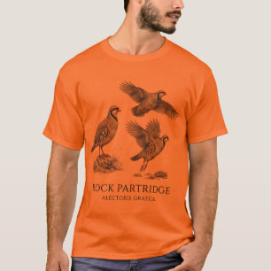 Camiseta Perdiz-grega, Alectoris Graeca Aves de Caça
