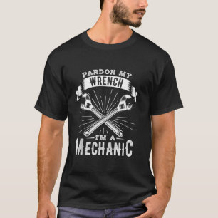 Camiseta PERDOE MINHA CHAVE DE FENDA SOU UM Humor de Mecâni