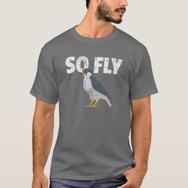 Camiseta Peregrine Falcon Bird, Birdwatcher Vintage T (Frente)