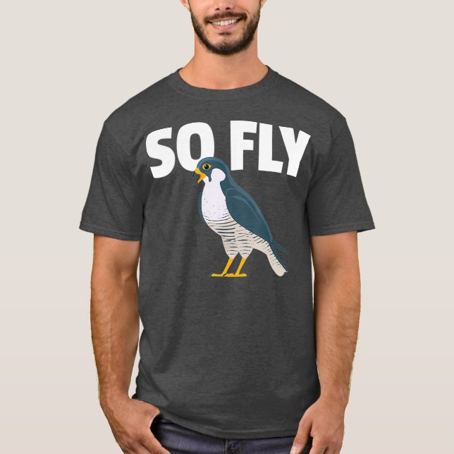 Camiseta Peregrine Falcon Gift for a Birdwatcher (Frente)