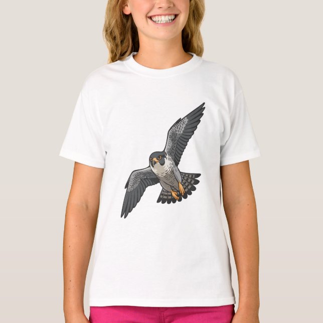 Camiseta Peregrine falcon  Girls' T-Shirts (Frente)