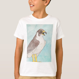 Camiseta Peregrine Falcon watercolor Art