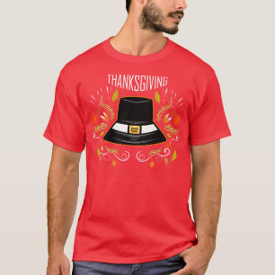 Camiseta Peregrinos Hat Ação de Graças