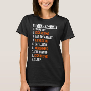 Camiseta Perfect Day Kickboxing Presentes Para Mul