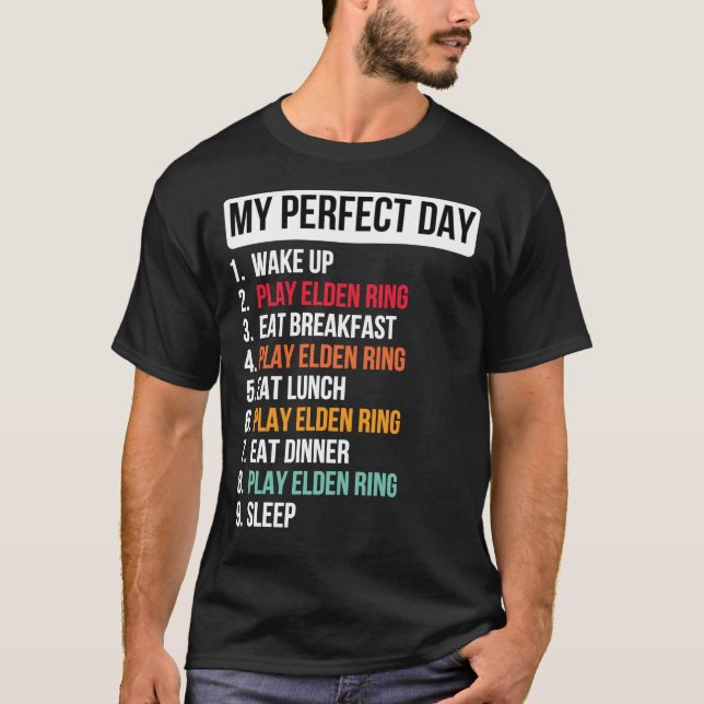 Camiseta perfect day playing elden ring Essential T-Shirt (Frente)