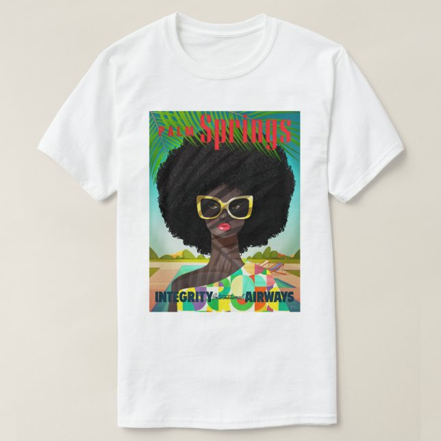 Camiseta Perfectly Palm Springs (Frente do Design)