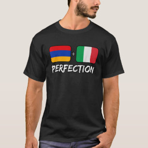 Camiseta Perfeição Armênia E ItalianaMisturar Sinalizador D