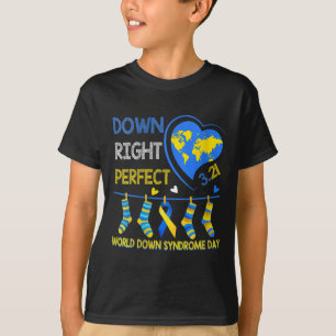 Camiseta Perfeito à Direita - Consciência da Síndrome de Ba