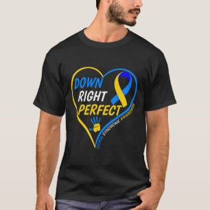 Camiseta Perfeito à Direita - Consciência da Síndrome de Ba