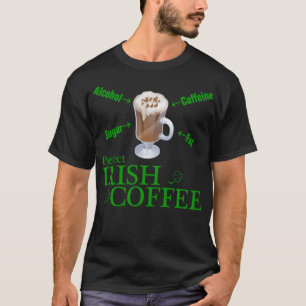 Camiseta PERFEITO cappuccino IRLANDÊS incrível
