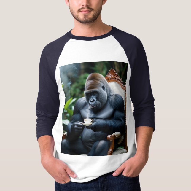 Camiseta Perfeito de Gorilla novo (Frente)