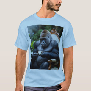 Camiseta Perfeito de Gorilla novo