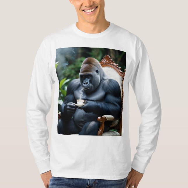 Camiseta Perfeito de Gorilla novo (Frente)