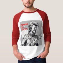 Perfeito Oferece Paz Na Terra NY Men Raglan Shirt