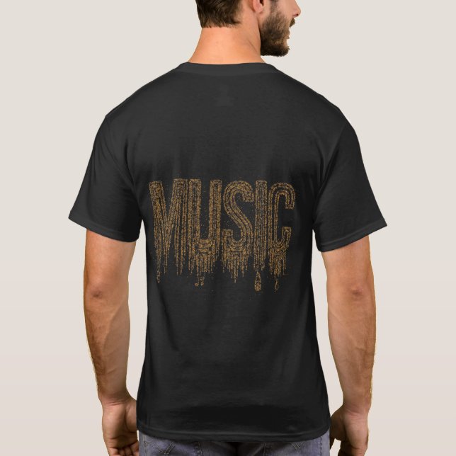 Camiseta Perfeito para festival de música (Verso)