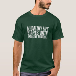 Camiseta Perfeito para um estilo de vida saudável