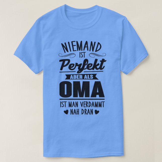 Camiseta Perfekte oma (Frente do Design)