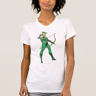 Camiseta Perfil de Seta Verde