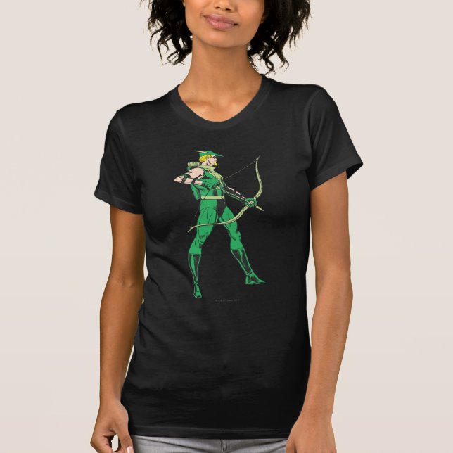 Camiseta Perfil de Seta Verde (Frente)