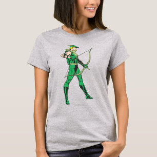 Camiseta Perfil de seta verde